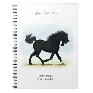 Black Beauty Personalisiert Horse Owner's Journal Notizblock