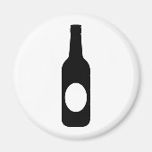 Black Beer Flasche Magnet (Vorne)