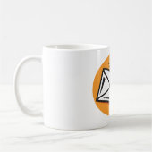 Black Beetle Insect on Envelope Kaffeetasse (Links)