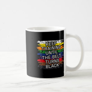 Black Belt Behalt Training Martial Art Karate Tae  Kaffeetasse