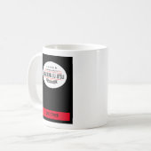 Black Belt BJJ Genuine Quality Seit 1925 Kaffeetasse (Vorderseite Links)