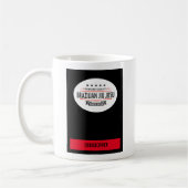 Black Belt BJJ Genuine Quality Seit 1925 Kaffeetasse (Links)
