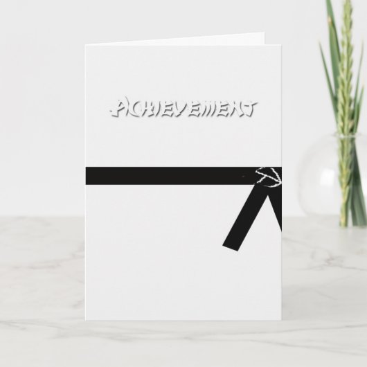 Black Belt Card Karte (Vorderseite)