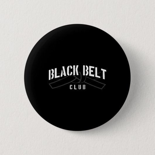 Black Belt Club Button (Vorderseite)