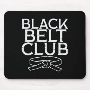Black Belt Club Cool Karate Taekwondo Kung Jiu Mousepad