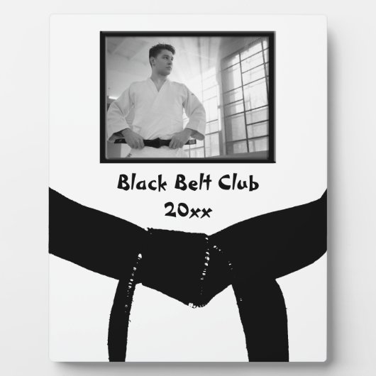 Black Belt Club Foto Keepake Fotoplatte (Vorderseite)
