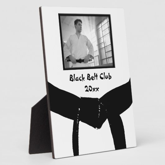 Black Belt Club Foto Keepake Fotoplatte (Seite)