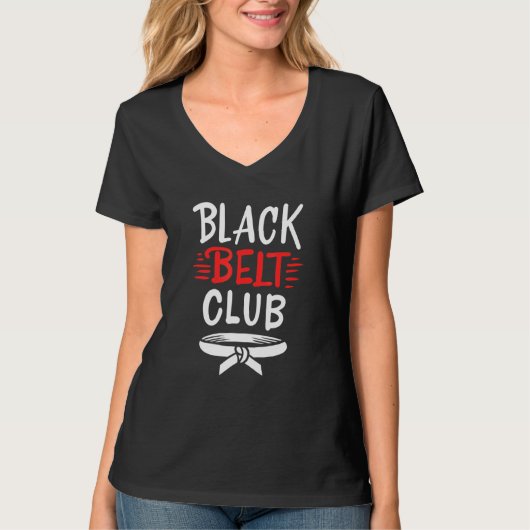 Black Belt Club T-Shirt (Vorderseite)
