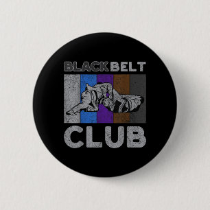 Black Belt Club Vintage BJJ Brasilianisches Jiu Ji Button