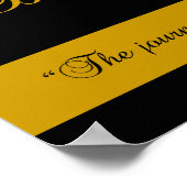 Black Belt Journey Poster Print (Ecke)