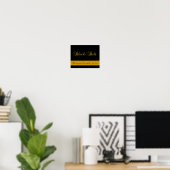 Black Belt Journey Poster Print (Heimbüro)