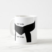 Black Belt Kaffeetasse (Vorderseite Links)