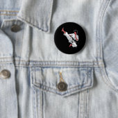 Black Belt Karate Fighter Button (Beispiel)