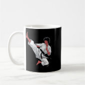 Black Belt Karate Fighter Kaffeetasse (Links)