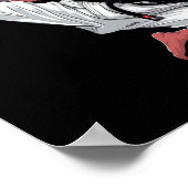 Black Belt Karate Fighter Poster (Ecke)