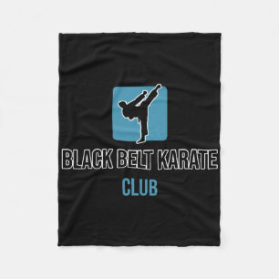 Black Belt Karate Fleecedecke