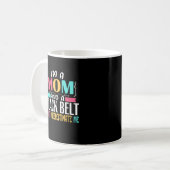 Black Belt Karate Jiu Jitsu Martial Arts Mama Kaffeetasse (Vorderseite Links)
