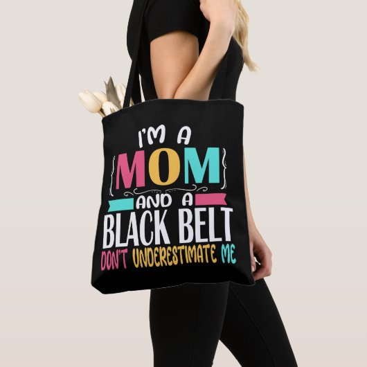 Black Belt Karate Jiu Jitsu Martial Arts Mom Tasche (Von Nahem)
