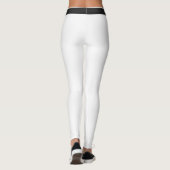 Black Belt Karate Martial Arts White Leggings (Rückseite)