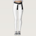 Black Belt Karate Martial Arts White Leggings<br><div class="desc">Dieses Design wurde durch digitale Kunst erstellt und kann personalisiert werden, indem Sie auf den Knopf Anpassen klicken und die Farbe ändern, einen Namen, Initialen oder Ihre Lieblingssprache hinzufügen. Kontaktieren Sie mich unter colorflowcreations@gmail.com , wenn Sie dieses Design für ein anderes Produkt haben möchten. Kaufen Sie meine originale abstrakte Acrylmalerei...</div>