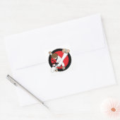 Black Belt Karate / Ninja Brünett Boy Sticker (Umschlag)