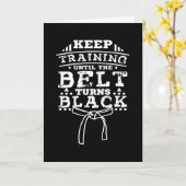 Black Belt Karte (Gelbe Blume)