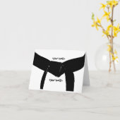 Black Belt Karte (Gelbe Blume)