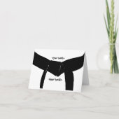 Black Belt Karte (Vorderseite)