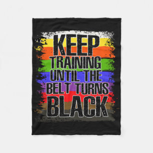 Black Belt, Kwon Do, Karate Fleecedecke