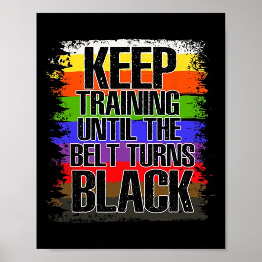 Black Belt, Kwon Do, Karate Poster (Vorne)