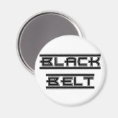 Black Belt Magnet (Vorderseite/Rückseite)