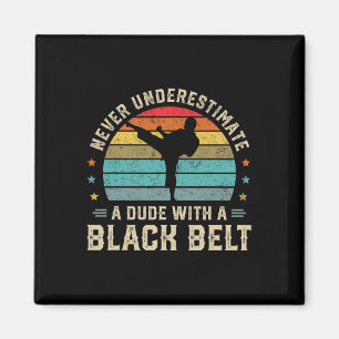 Black Belt Martial Arts Karate Jiu Jitsu Taekwondo Magnet