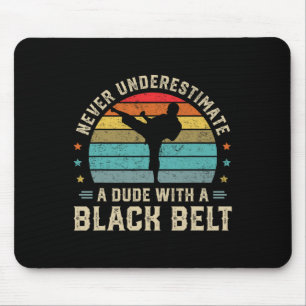 Black Belt Martial Arts Karate Jiu Jitsu Taekwondo Mousepad