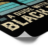 Black Belt Martial Arts Karate Jiu Jitsu Taekwondo Poster (Ecke)