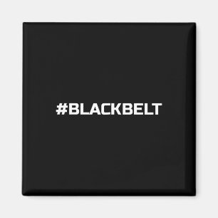 Black Belt Martial Arts - Taekwondo Karate Mixed M Magnet