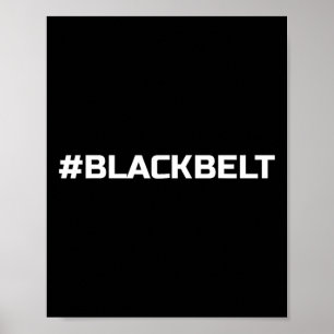 Black Belt Martial Arts - Taekwondo Karate Mixed M Poster