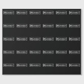 Black Belt Motivation Karate Taekwondo Jiu Jitsu Geschenkpapier (Flach)