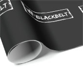 Black Belt Motivation Karate Taekwondo Jiu Jitsu Geschenkpapier (Rolleneckpunkt)