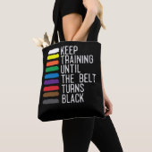 Black Belt Motivation Taekwondo Jiu Jitsu Karate Tasche (Von Nahem)