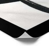 Black Belt Motivierend für Kampfkunst Poster (Ecke)