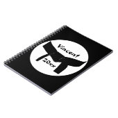 Black Belt Notebook für Kampfkunst Notizblock (Linke Seite)