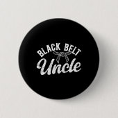 Black Belt Onkel Karate Onkel Proud Karate Onkel Button (Vorderseite)