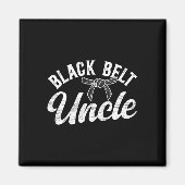 Black Belt Onkel Karate Onkel Proud Karate Onkel Magnet (Vorne)