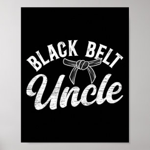 Black Belt Onkel Karate Onkel Proud Karate Onkel Poster