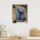 Black Belt Portrait One Poster (Küche)