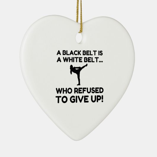 BLACK BELT REFUSAL KERAMIK ORNAMENT (Rechts)