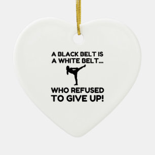 BLACK BELT REFUSAL KERAMIK ORNAMENT