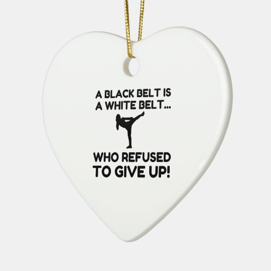 BLACK BELT REFUSAL KERAMIK ORNAMENT (Links)