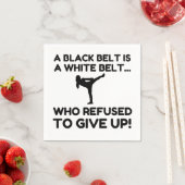 BLACK BELT REFUSAL SERVIETTE (Beispiel)