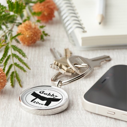 Black Belt Schlüsselanhänger (Seite)